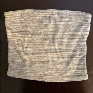 Hollister Grey Marled Strapless Tube Top